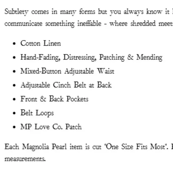 Magnolia Pearl Distressed Denim Pants - Blue - Picture 7 of 7